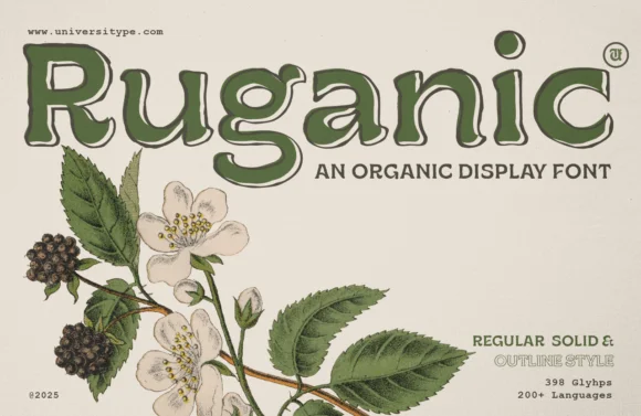 Ruganic by Universitype — Slab Serif Font