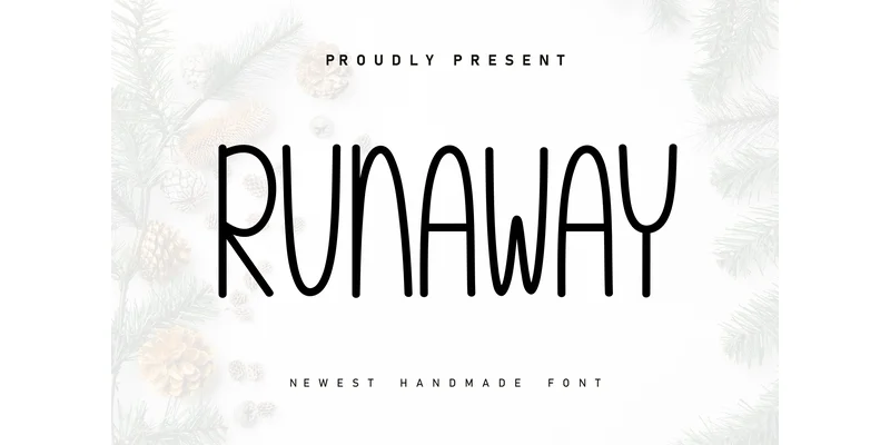 Runaway Font by Berkah Shop — Display Font