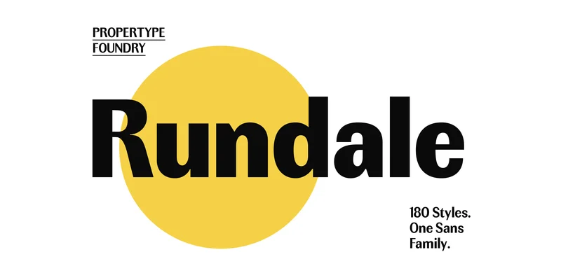 Rundale Font by Propertype — Sans Serif Font