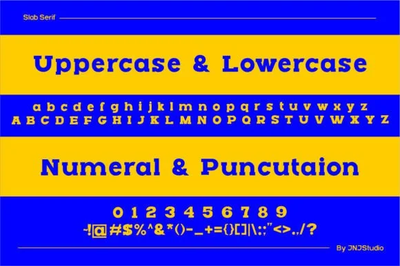 Rush Slab by JNJ studio — Slab Serif Font — thumbnail 7