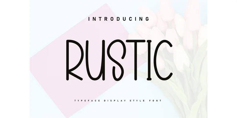 Rustic Font by Berkah Shop — Display Font