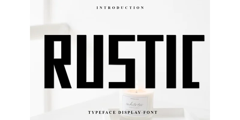 Rustic Font by FreshTypeINK — Display Font