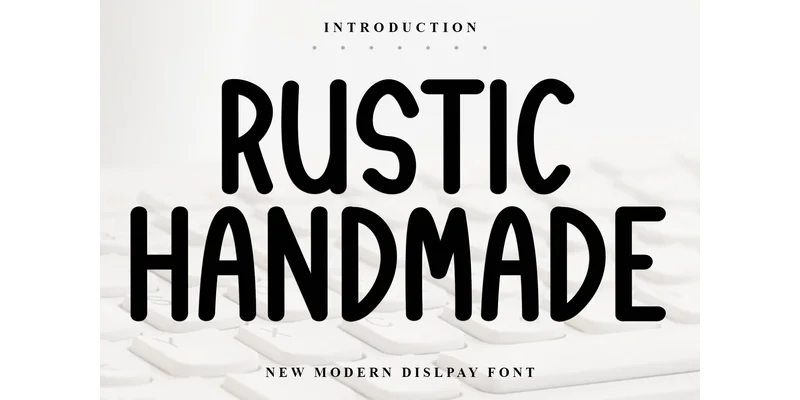Rustic Handmade Font by FreshTypeINK — Display Font