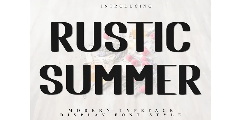 Rustic Summer Font by Inermedia STUDIO — Display Font