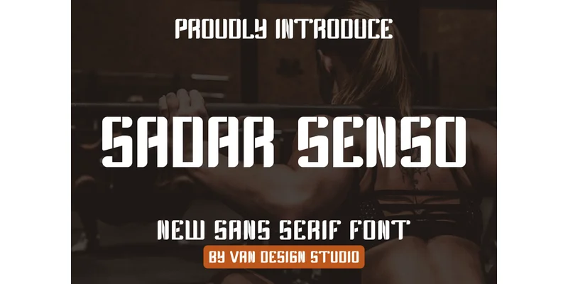 Sadar Senso Font by vandesignstd — Sans Serif Font