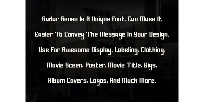 Sadar Senso Font by vandesignstd — Sans Serif Font — thumbnail 3