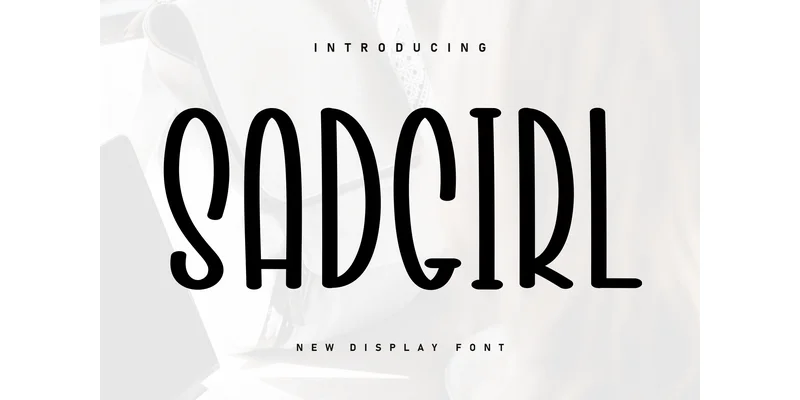 Sadgirl Font by KC Production — Display Font
