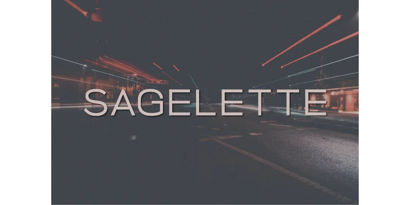 Sagelette Font by A Christie — Sans Serif Font