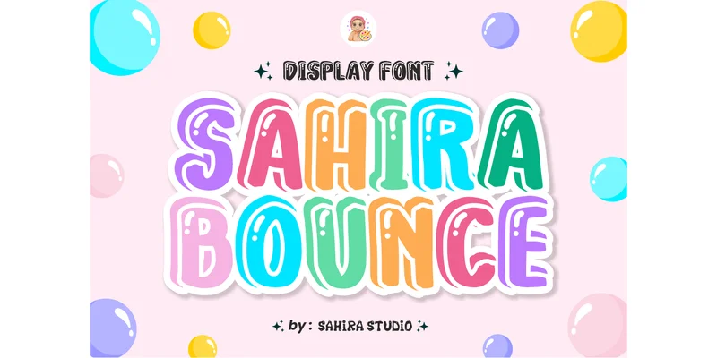 Sahira Bounce Font by Sahira Studio — Display Font
