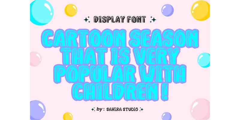 Sahira Bounce Font by Sahira Studio — Display Font — thumbnail 2