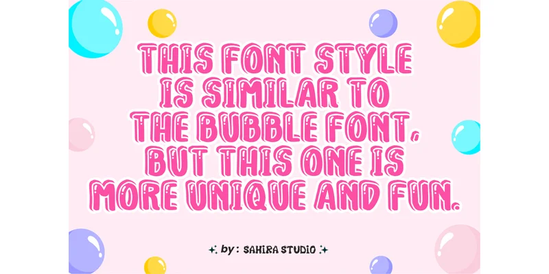 Sahira Bounce Font by Sahira Studio — Display Font — thumbnail 3