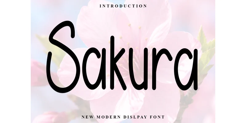 Sakura Font by FreshTypeINK — Sans Serif Font