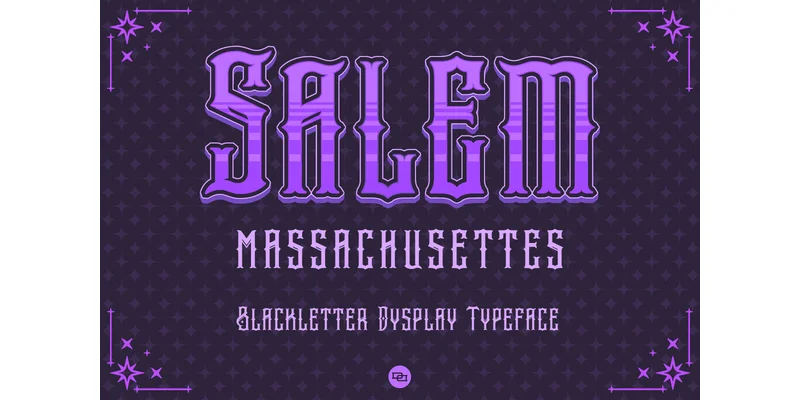 Salem Font by DysDes — Blackletter Font