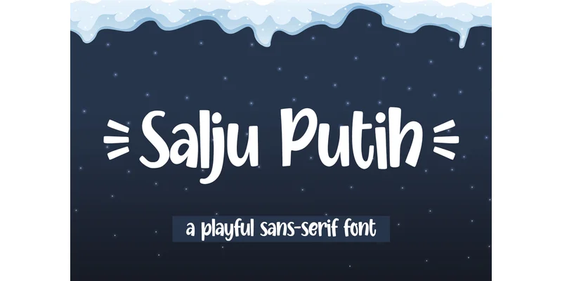 Salju Putih Font by Abodaniel — Sans Serif Font