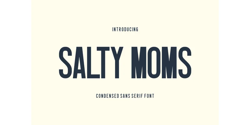 Salty Moms Font by CraftedType Studio — Sans Serif Font