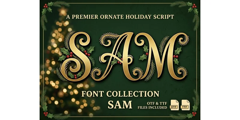 Sam Font by grifvixcolor by grifvixcolor — Decorative Font
