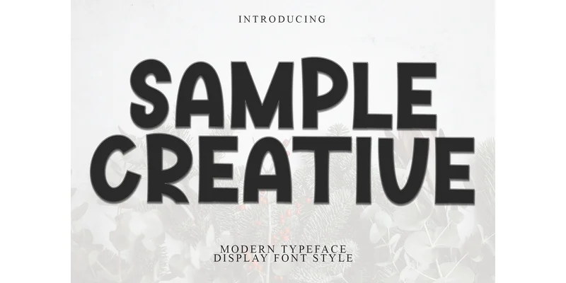 Sample Creative Font by Inermedia STUDIO — Display Font