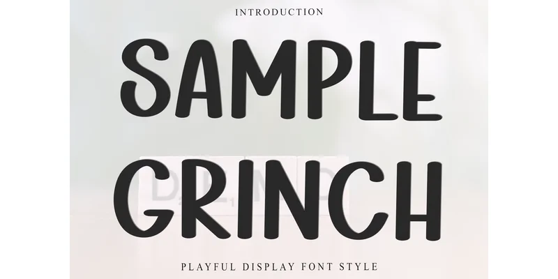 Sample Grinch Font by Inermedia STUDIO — Display Font