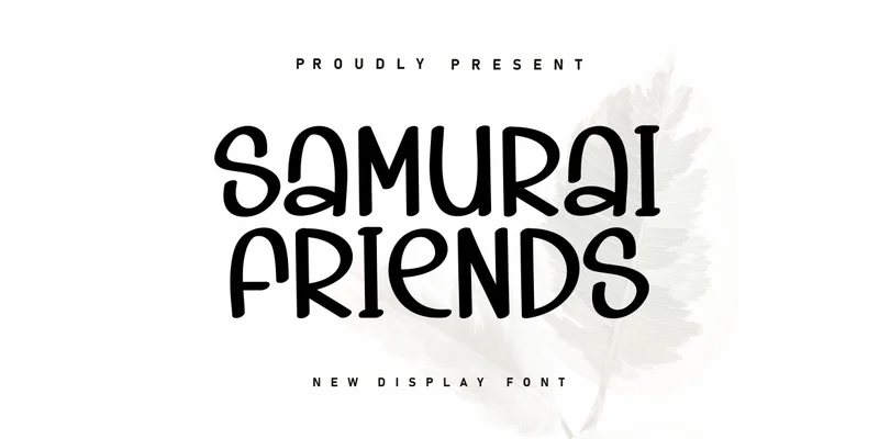 Samurai Friends Font by Berkah Shop — Display Font