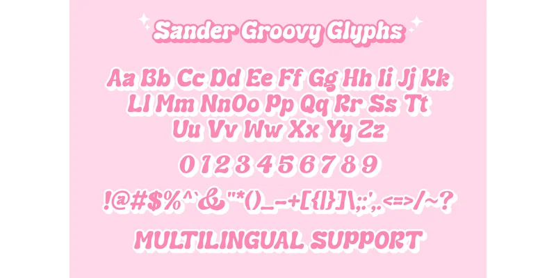 Sander Groovy Font by onlyfontyouandme — Display Font — thumbnail 4