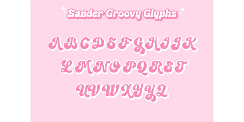 Sander Groovy Font by onlyfontyouandme — Display Font — thumbnail 5