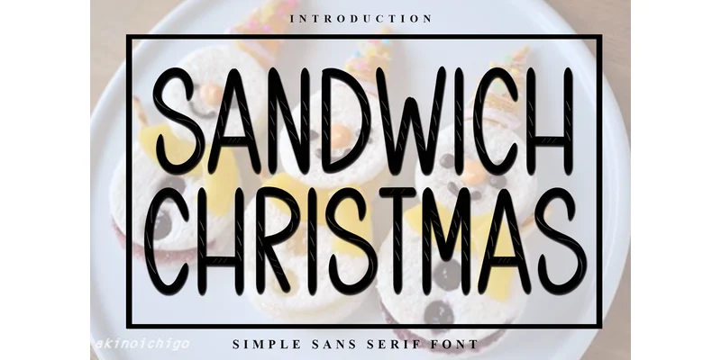 Sandwich Christmas Font by Inermedia STUDIO — Display Font