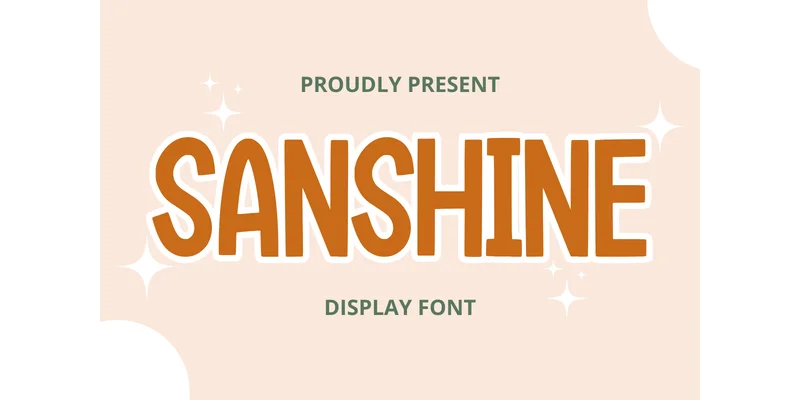 Sanshine Font by SiapGraph — Display Font