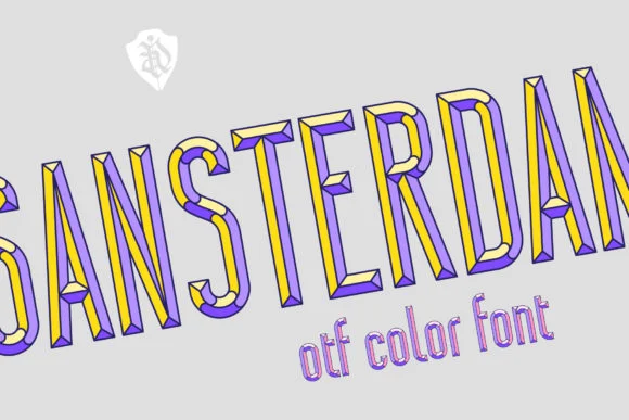 Sansterdam by NREY — Color Fonts Font