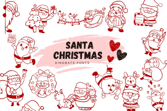 Santa Christmas by Suphitchaya — Dingbats Font