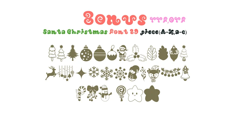 Santa Christmas Font by arnon.021993 — Display Font — thumbnail 6
