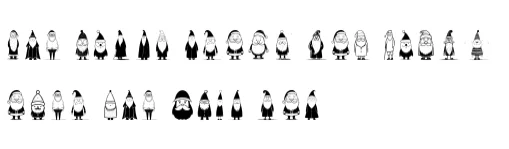 Santa Claus Brings Happiness by MOMAT THIRTYONE — Dingbats Font — thumbnail 6