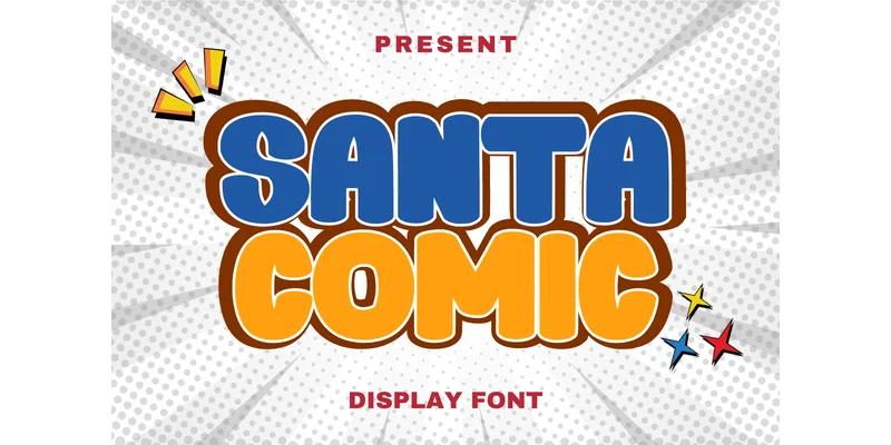 Santa Comic Font by Minimalist Eyes — Display Font