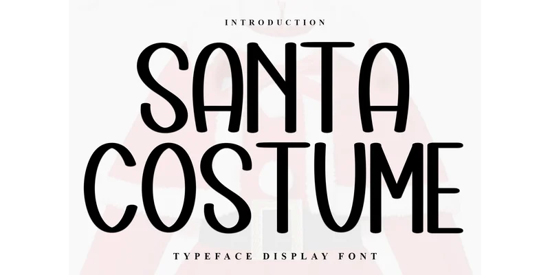 Santa Costume Font by FreshTypeINK — Display Font