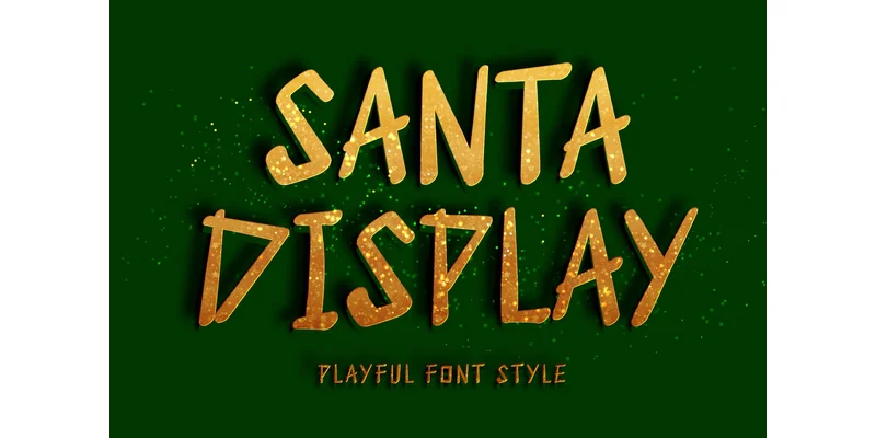 Santa Display Font by yogaletter6 — Display Font