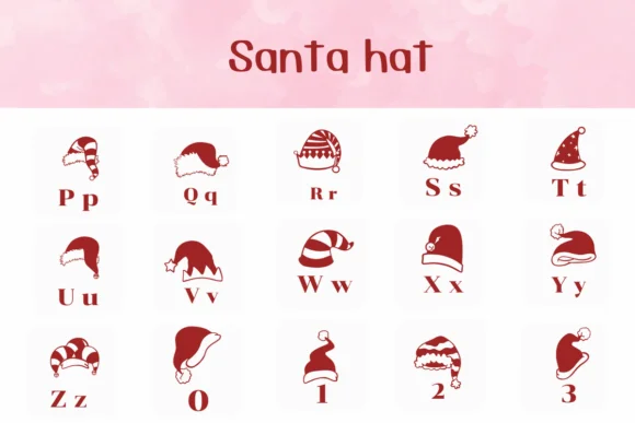 Santa Hat by Ketsarin — Dingbats Font — thumbnail 3