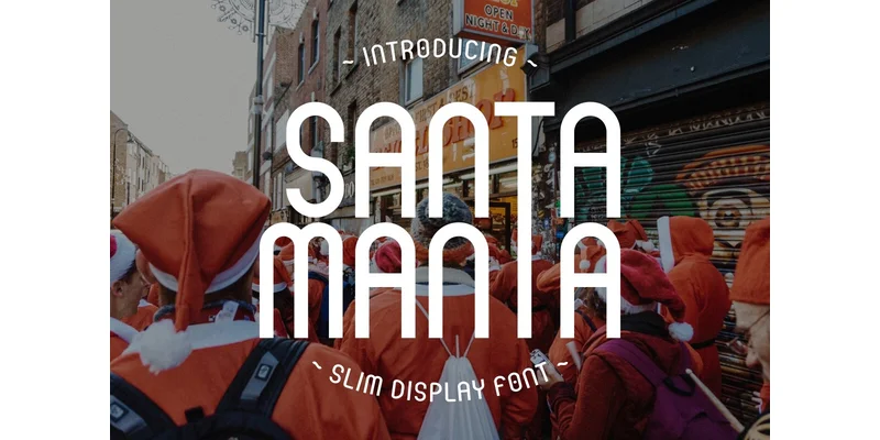 Santa Manta Font by Pian45 — Display Font