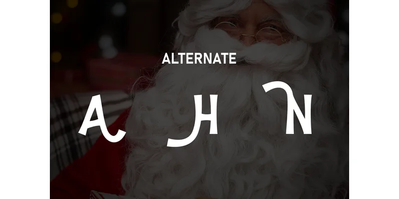 Santa Night Font by andikastudio — Display Font — thumbnail 8