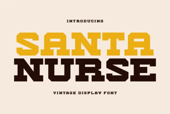 Santa Nurse by Almairatype Studio — Slab Serif Font