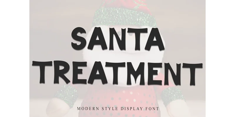Santa Treatment Font by Inermedia STUDIO — Display Font