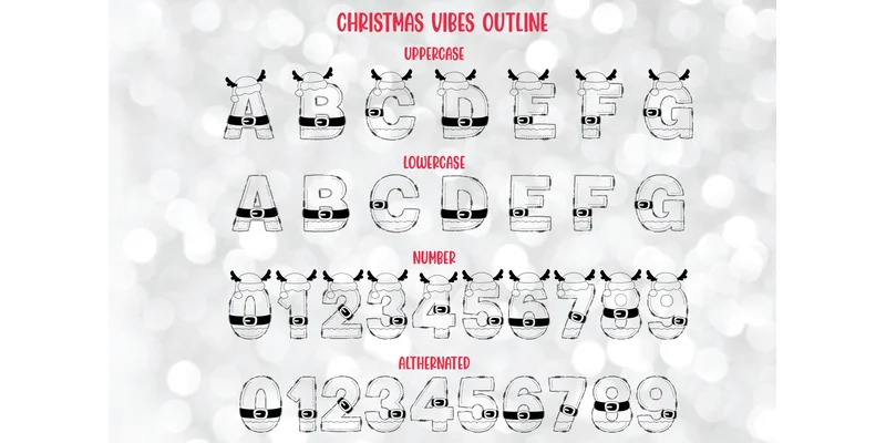 Santa Vibes Font by SVG Bloom — Display Font — thumbnail 4
