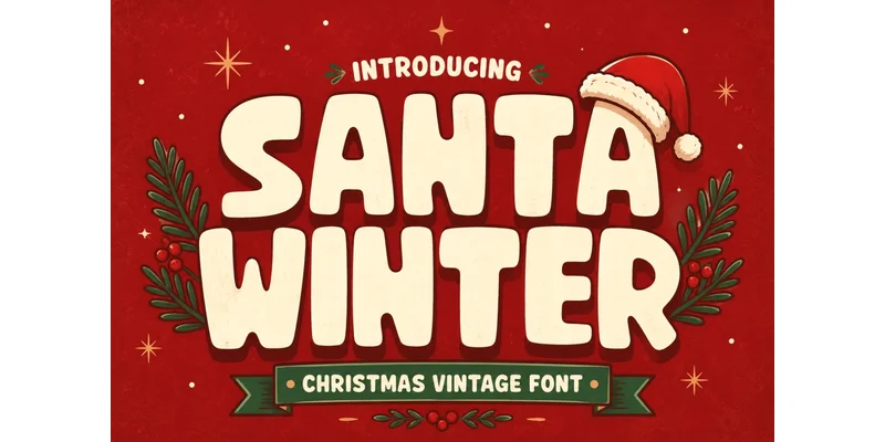 Santa Winter Font by WNIdesign — Display Font