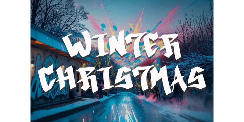 Santoria Graffiti Font by yogaletter6 — Display Font — thumbnail 2