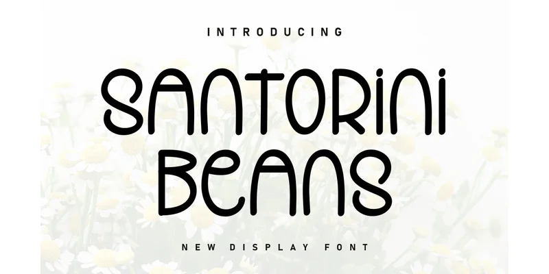 Santorini Beans Font by ArtLine Design — Display Font