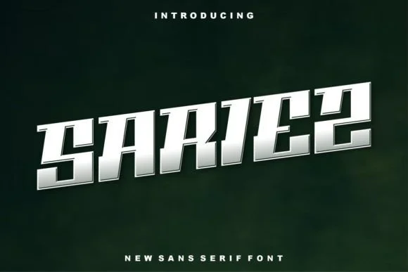 Sariez by kalingga.albert — Slab Serif Font