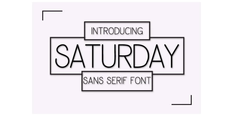 Saturday Font by BlackCraft — Sans Serif Font