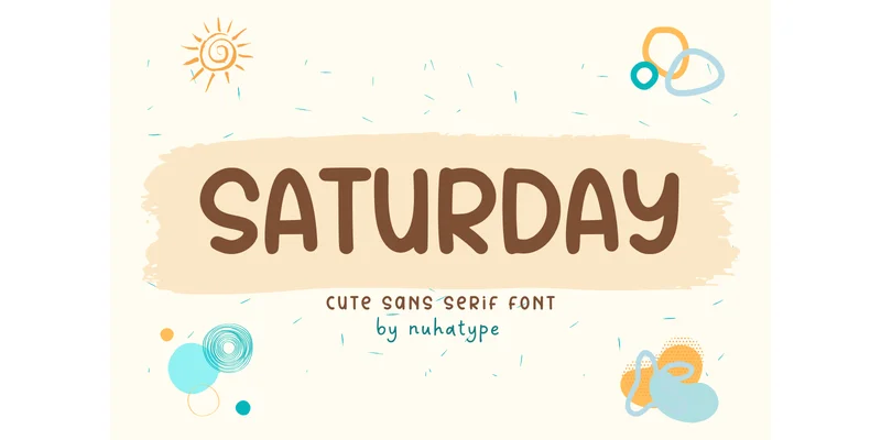Saturday Font by Nuhatype — Sans Serif Font