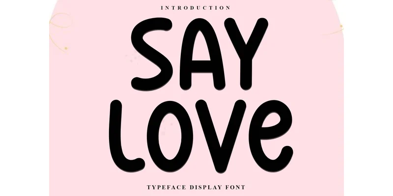 Say Love Font by Inermedia STUDIO — Display Font