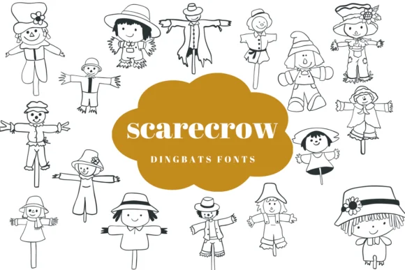 Scarecrow by Suphitchaya — Dingbats Font
