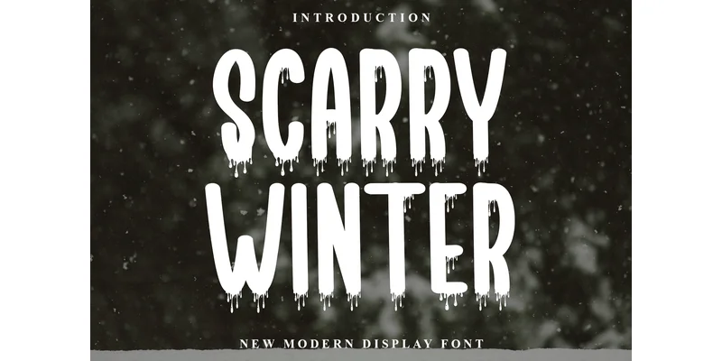 Scarry Winter Font by PiPi Creative — Display Font