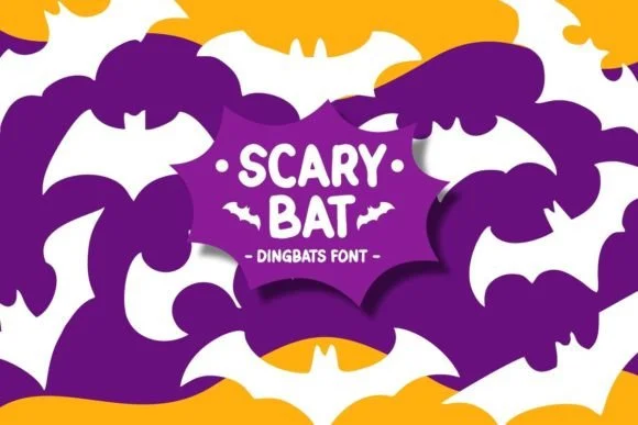 Scary Bat by Pian45 — Dingbats Font